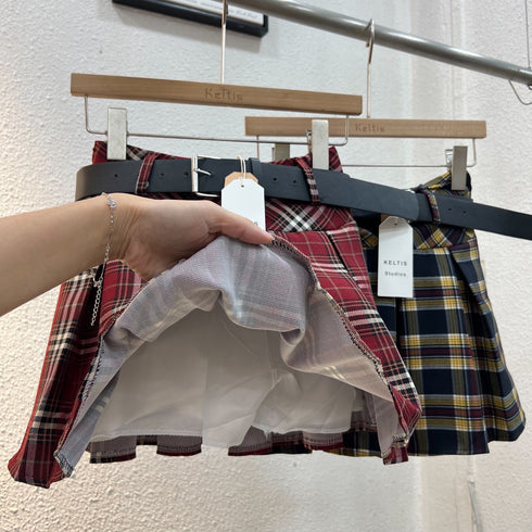 Plaid Mini Skirt